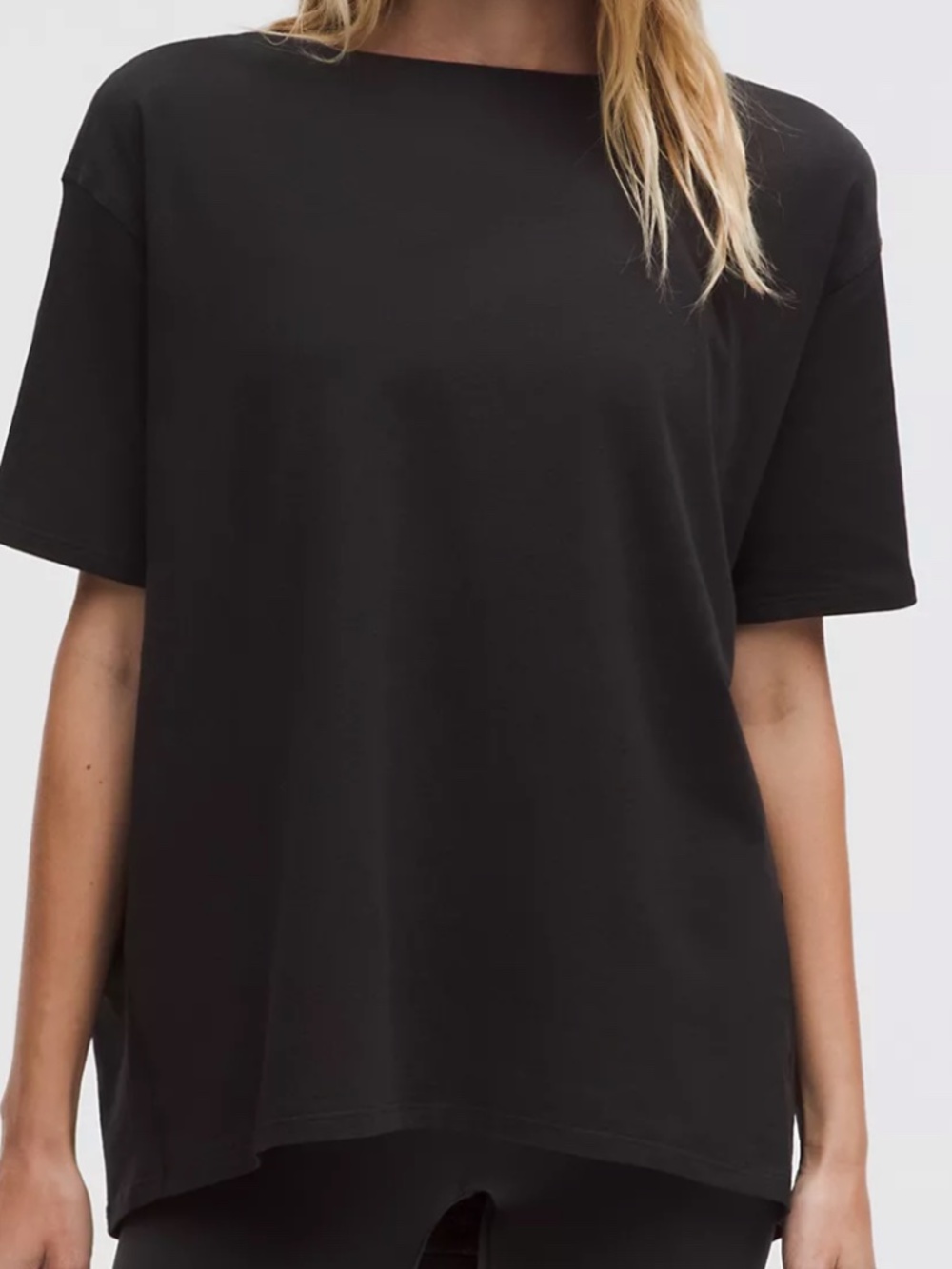 lululemon athletica Black Back in Action Short Sleeve Tee 4